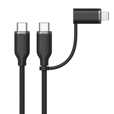 charge stream™ USB-C to USB-C w/ Lightning Tip